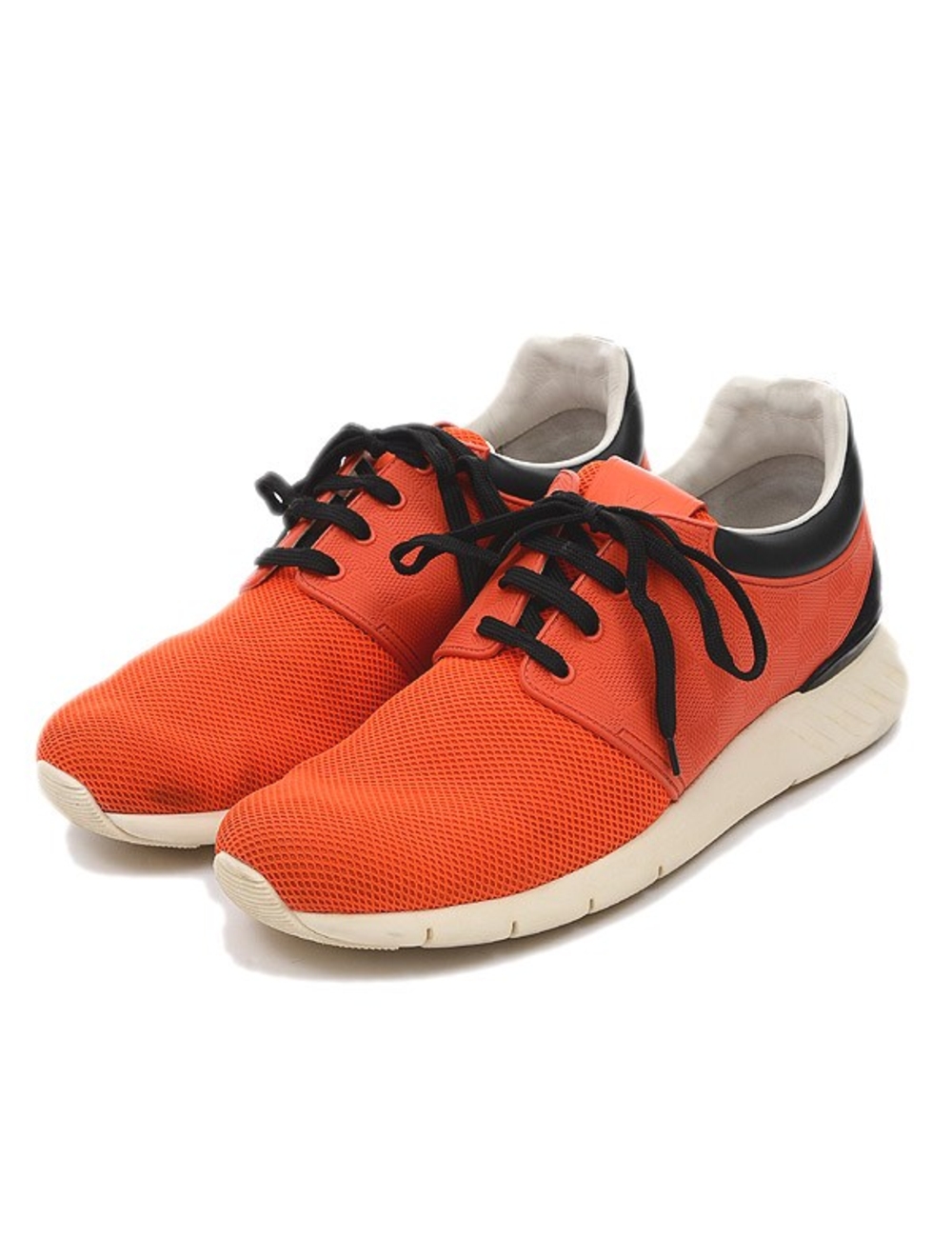 [產品信息] 品牌：LOUIS VUITTON 類型：Damier Fastlane運動鞋男士橙色＃7 編號：GO1116 編號：GO1116 性別：男 顏色為橙色 重量：660克 [條件] 等級：薄