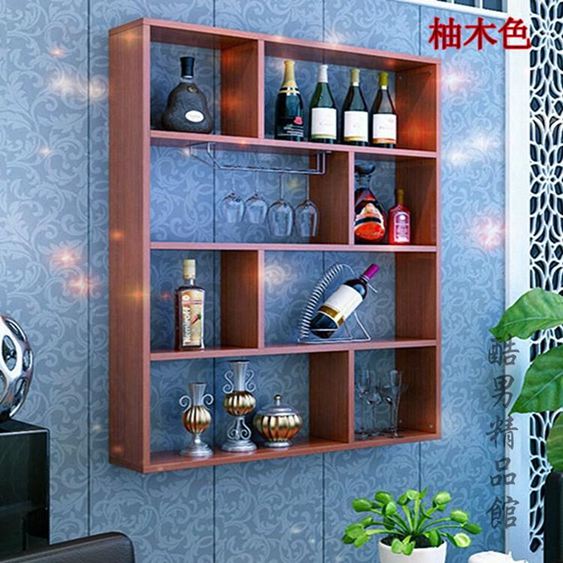 餐廳酒櫃酒店專用酒架壁掛櫃書架置物架壁掛隔板裝飾飯店多層酒櫃