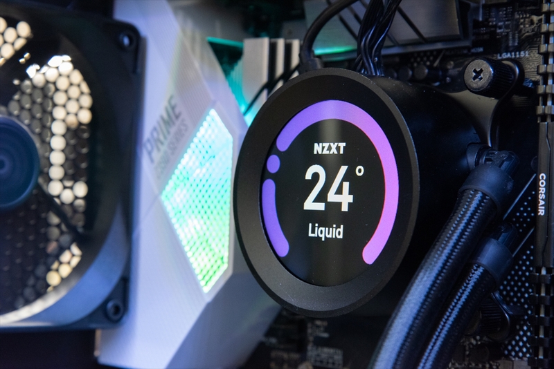 液晶モニターで 魅せる Nzxt Kraken Z63 は簡易水冷cpuクーラー新定番の筆頭候補