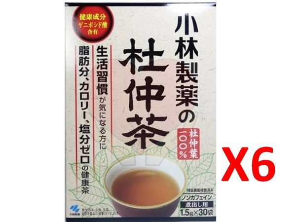 女性保健食品 日本原裝小林製藥 杜仲茶(淡) 30袋/ 盒 X6盒