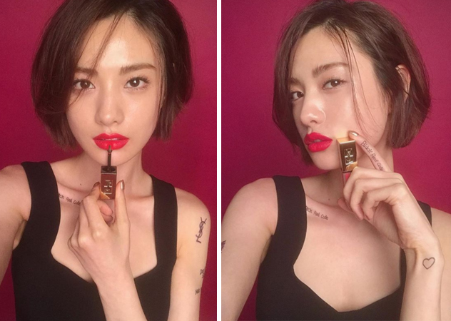 YSL 時尚印記絲絨唇露 NANA