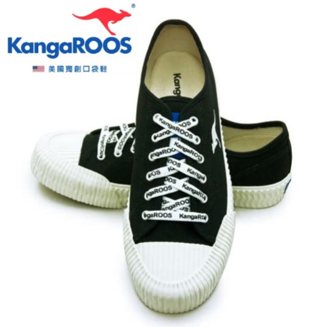 KangaROOS美國獨創口袋鞋美國KangaROOS 袋鼠 CRUST 低筒帆布綁帶餅乾鞋型號： KW91270顏色：黑/白建議售價：NT$1380元KangaROOS CRUST 女休閒帆布餅乾鞋