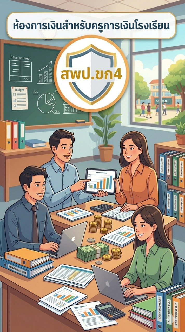 ห้องการเงินบัญชี สพป.ขก4