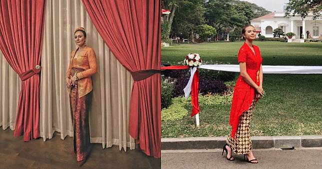 Gaya 9 Seleb Blasteran Berkebaya Pesona Perempuan Indonesia Brilio Net Line Today