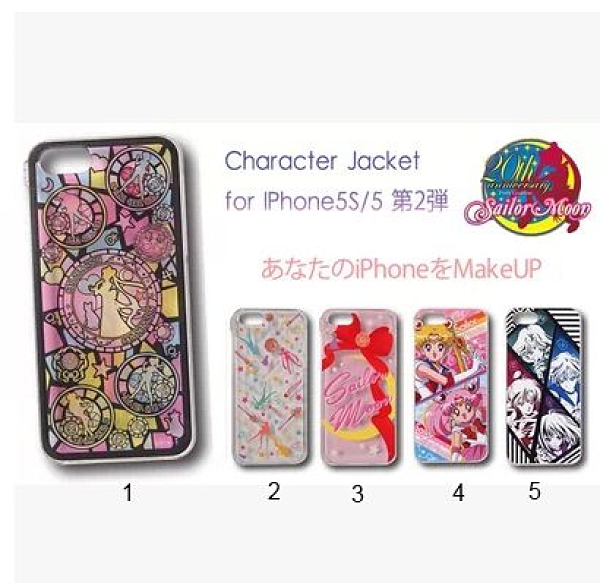 日本原裝 第二彈 20周年美少女戰士 iPhone5/5S 手機殼套-64350017