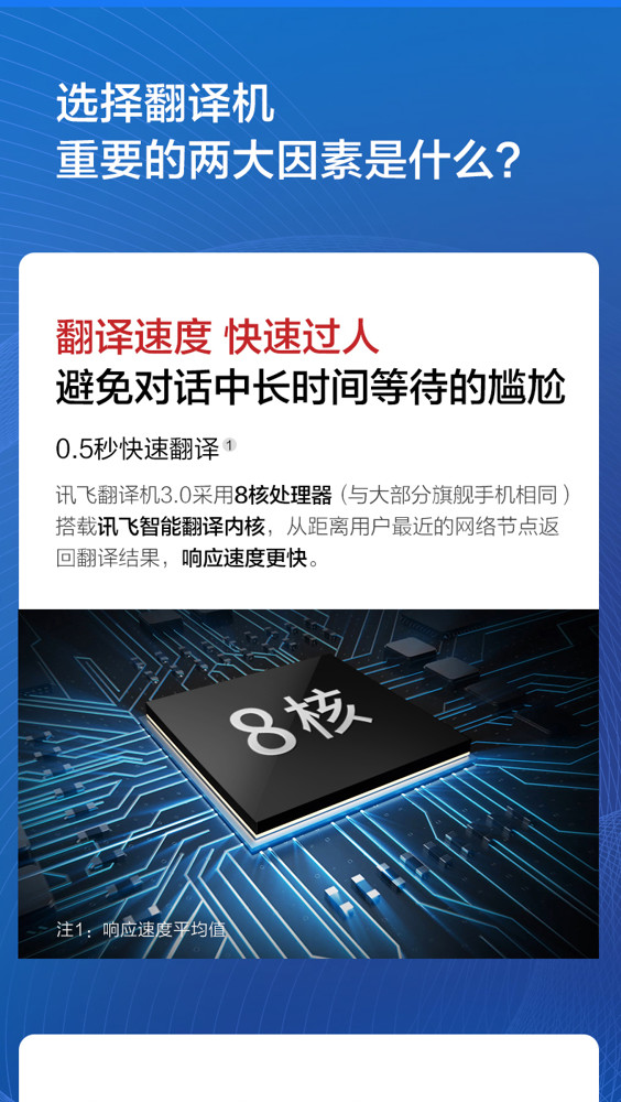 翻譯機 科大訊飛翻譯機3.0智慧語音訊飛翻譯機多國語言離線翻譯神器隨身中英文出國lx雅蘭仕新品 雙11