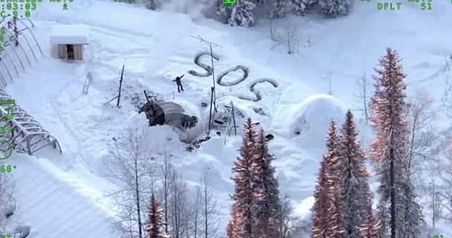 雪地上寫SOS　男子受困3周獲救
