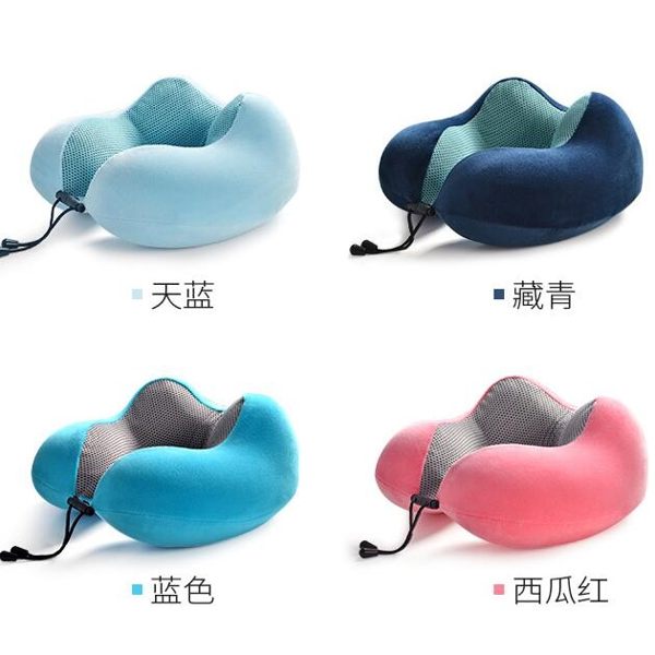 u型枕旅行護頸枕頸椎飛機頸部靠枕脖子汽車午睡頭枕記憶棉u形枕頭