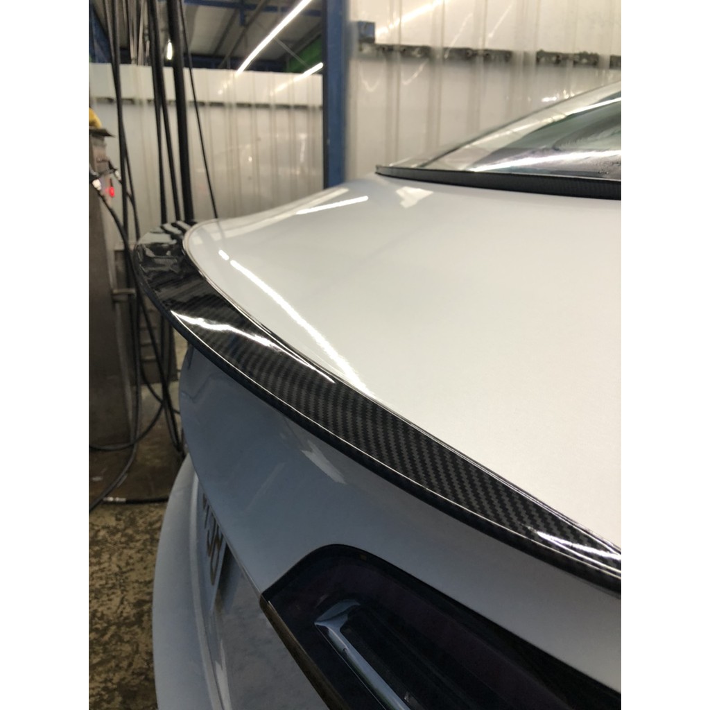 台灣現貨 tesla model3 專車專用 P版 尾翼 碳千維樣式 質優品佳 新竹桃園台北可取