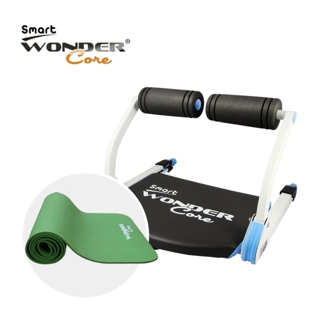 Wonder Core Smart全能輕巧健身機(糖霜藍)+綠色運動墊