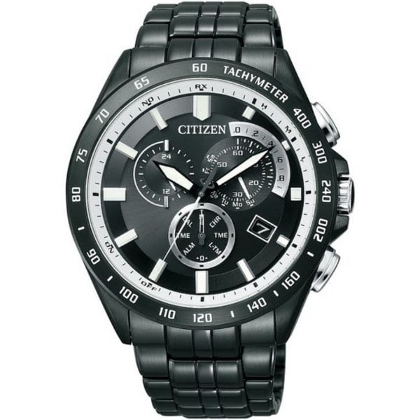 CITIZEN Eco-Drive 科技時尚達人IP黑電波男錶(AT3005-55E)