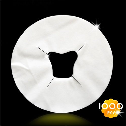 指壓油壓床按摩美容趴枕不織布十字洞巾(圓形)-100入X10包/白色 [53988]