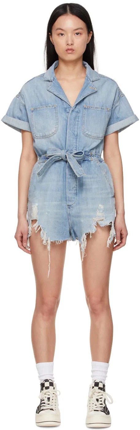 R13 Blue Mick Jumpsuit