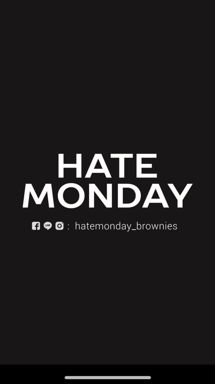 Hatemonday brownie