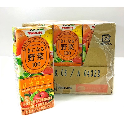 養樂多野菜綜合蔬果汁(200ml*12入)