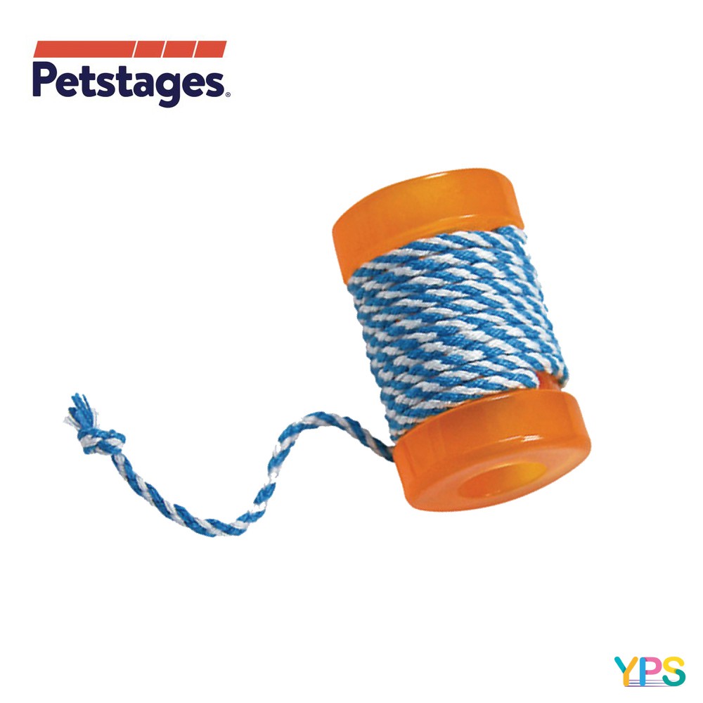 美國 Petstages 313 歐卡彈力卷 貓玩具 貓草 玩樂 寵物玩具 貓咪玩具◾特殊歐卡材質安全有嚼勁◾歐卡材質注入貓草香味，引起貓咪的興趣◾輕巧的造型適合貓咪撲抓、拍打玩樂◾棉繩設計激發貓咪狩