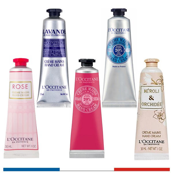 【商品規格】■ 產品名稱：L'OCCITANE 歐舒丹 護手霜■ 原文名稱：Crème Mains (Fleurs de Cerisier / Roses et reines en rouge / L