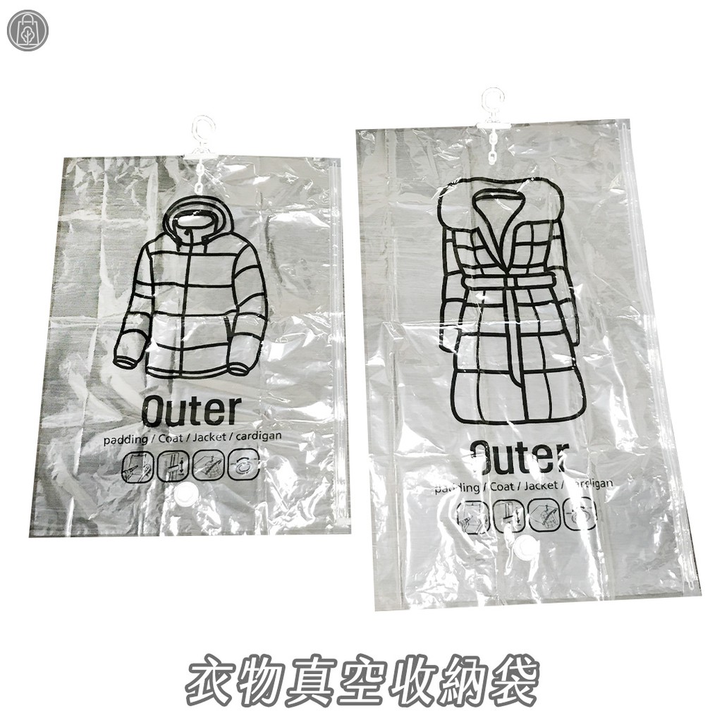 ❤收納達人必備，可收納衣物、外套、棉被、毛毯。❤加上抽氣桶抽出空氣，防止衣物泛黃。❤可吊掛在衣櫃中，節省空間。❤兩種尺寸，什麼都收得進！規格：中號 : 67cm(寬)*90cm(長）大號 : 67cm