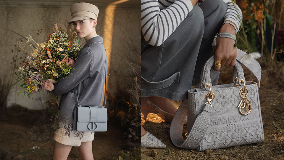 灰色精品包推薦 #Dior