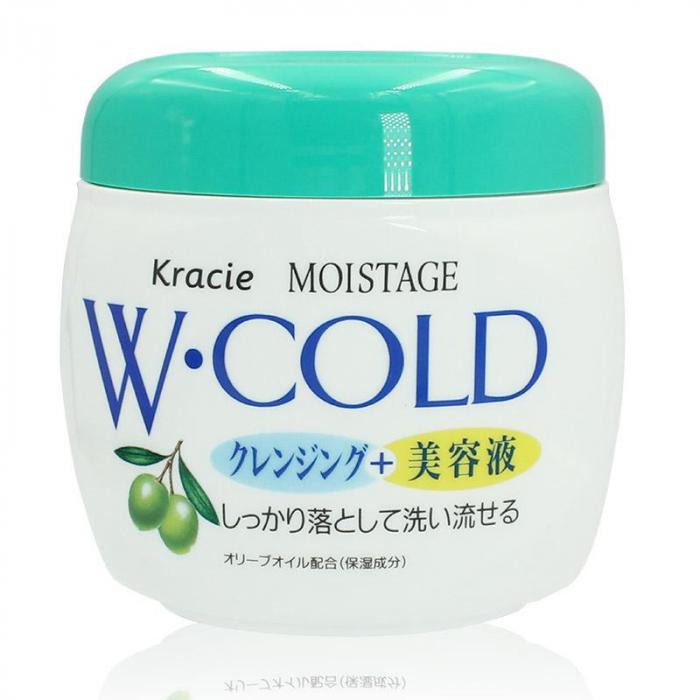 日本 KRACIE Moistage 雙效卸粧霜 270g全新雙效卸粧霜 內含橄欖油美容液 天然膠原蛋白 與植物性保濕成分加強修護肌膚使肌膚更光滑 徹底潔淨 清潔 按摩同時完成86SHOP《86小舖 