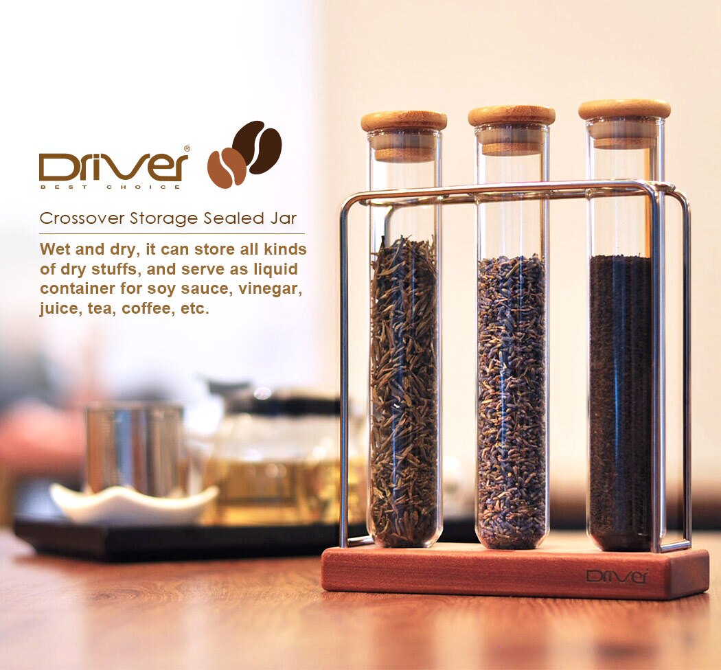 Driver 試管冰釀杯(三管入)/酒/儲豆/展示/飲品/咖啡廳指定款