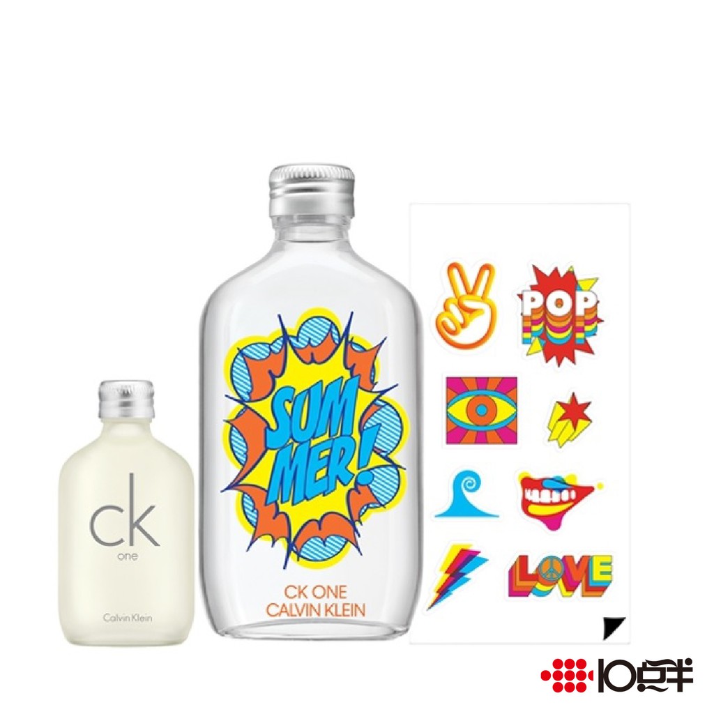 Calvin Klein CK One Summer 2019 中性淡香水100ml 禮盒組 ［ 10點半香水美妝 ］