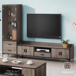 ◎採全木心板|◎鋼珠滑軌 緩衝後鈕|◎品牌:Hampton漢汀堡類型:電視櫃主材質:木質尺寸(公分):240*40*182cm層數:三層抽屜:三抽開門方式:拉門顏色:棕色系組裝方式:到府安裝配送注意: