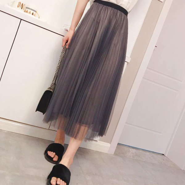 現貨★原價780特價299★APR17 裙子 雙色漸變百摺紗裙【VGD0104】2色 現貨+預購 GODDESS