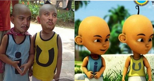 7 Foto Editan Jika Manusia Jadi Upin Ipin Hasilnya Kocak Abis