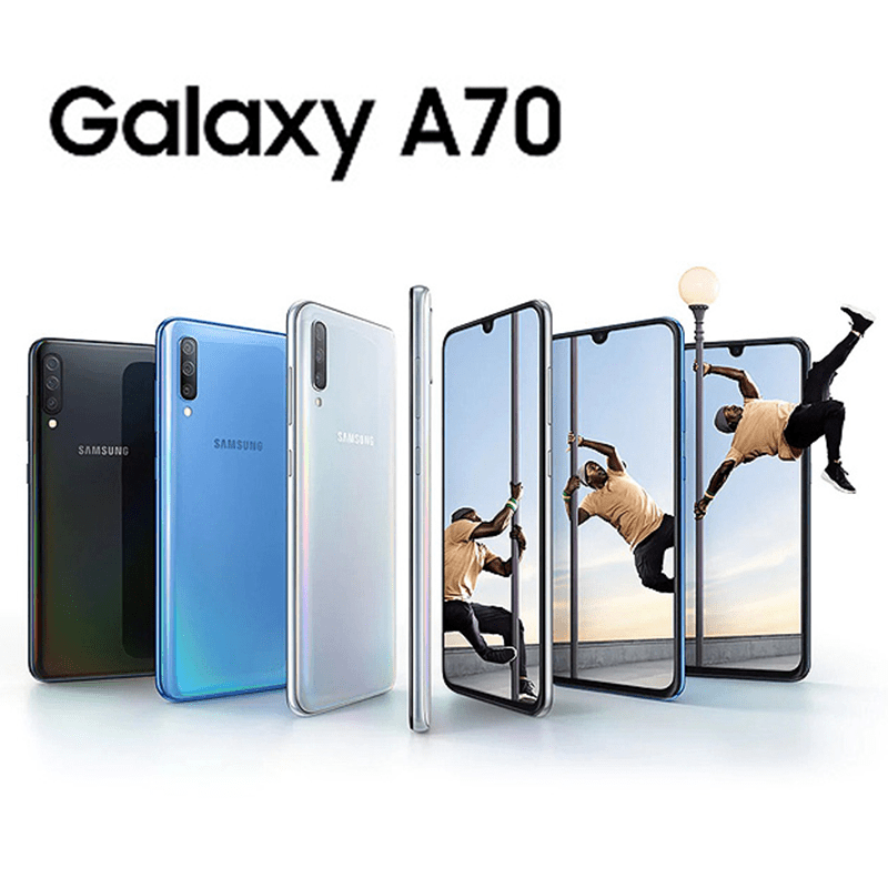 【SAMSUNG三星】Galaxy A70 (6G+128G)八核心手機128G，擁有超強3鏡頭，配備123度超大廣角鏡頭、500萬畫素景深鏡頭與3200萬畫素日夜智能切換主鏡頭，再加上3200畫素前