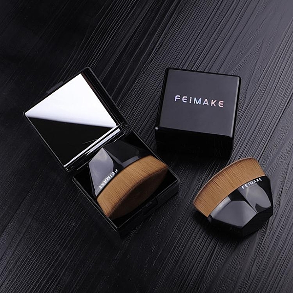 Pony推薦巨好用Feimake55號粉底刷平頭底妝便攜化妝刷子滄州發貨