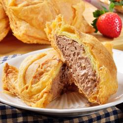 清爽不甜膩冰凍過後呈現冰淇淋的口感。|◎|◎商品名稱:巧克力千層冰心泡芙(110gx5入)品牌:艾波索類別:蛋糕,泡芙口味:牛奶,巧克力,原味保存方式:冷凍-18℃以下保存期限:【家用冰箱最佳賞味期限