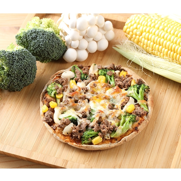 植物系-黑木耳薄皮手工披薩(奶素) (夏威夷口味/泰式野菇鮮蔬/薑黃咖哩/野菇鮮蔬)