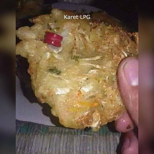 Bakwan berisi karet LPG