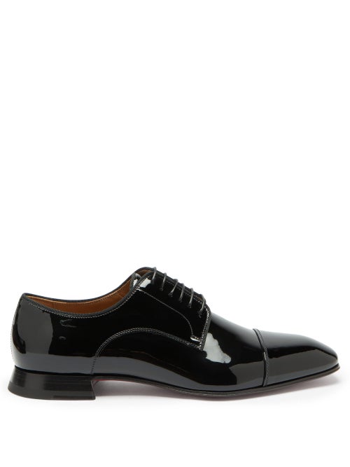 Christian Louboutin - These black Derbytoto shoes are the result of Christian Louboutin's organic de