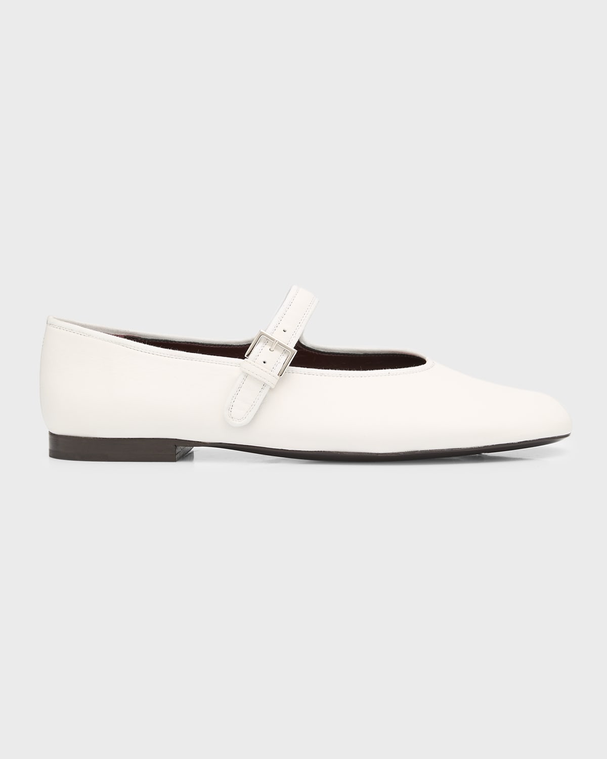 Boheme Leather Mary Jane Ballerina Flats