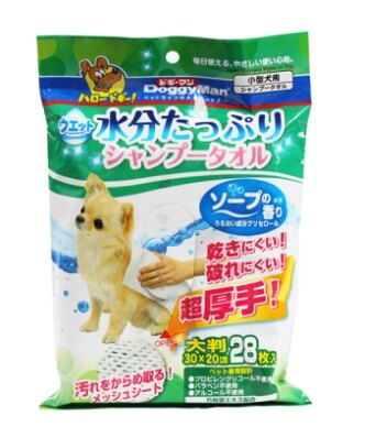 DoggyMan 多格漫｜寵物乾洗澡濕紙巾 貓用乾洗澡濕巾 小型犬用乾洗澡濕紙巾 犬用乾洗澡濕巾 【寵壞】