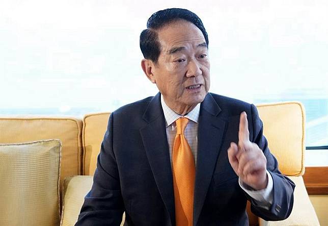 親民黨主席宋楚瑜。(圖取自/中時資料庫)