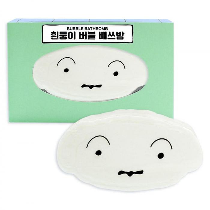 韓國 spao x 蠟筆小新聯名 小白泡泡沐浴球 130g