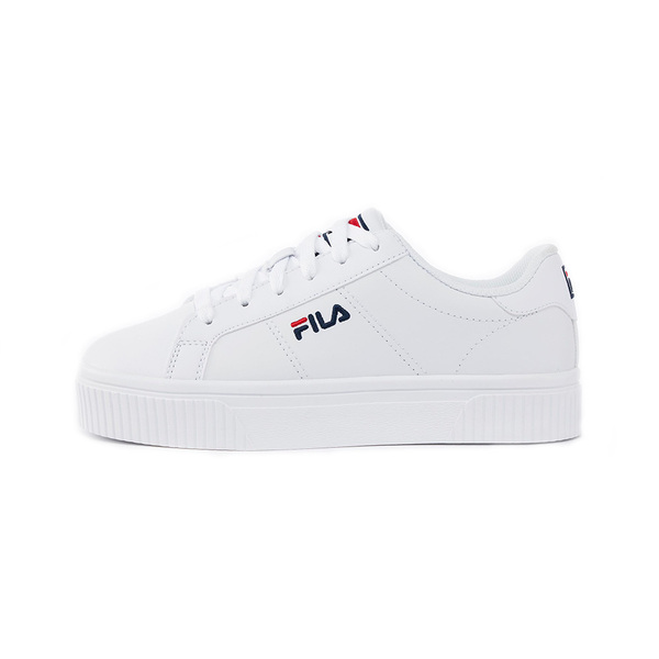 FILA PANACHE 女休閒厚底小白鞋-白 5-C625X-125