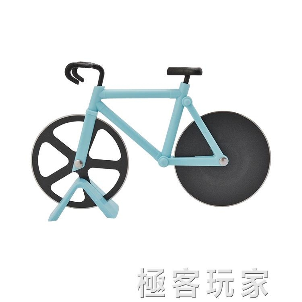 不銹鋼自行車披薩切刀 介餅刀創意滾刀 披薩輪刀 烘焙工具【2個】 『極客玩家』