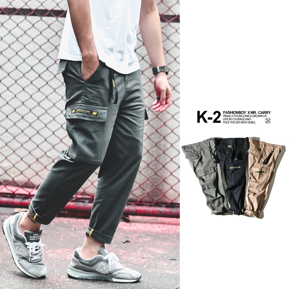 文樂 六口袋 工作褲 軍事 緞帶 休閒長褲 主流必須買