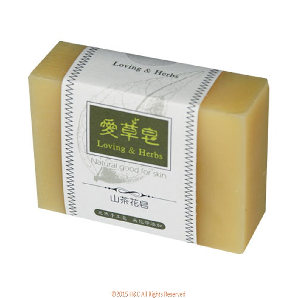 【台灣製愛草皂】山茶花手工皂(洗臉及全身)