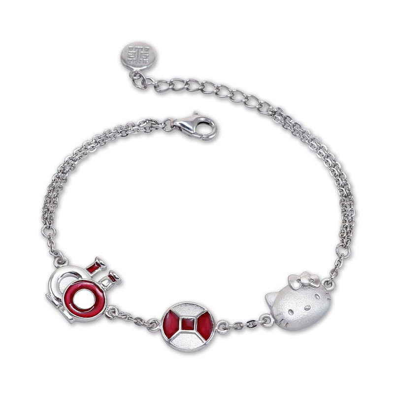 此商品為預購商品，預計出貨日期為4/20。 國立故宮博物院，這次與百變天后Hello Kitty攜手合作。 以青花瓷為設計風格，結合國立故宮博物院經典文物，推出Hello Kitty 純銀飾品，帶給大