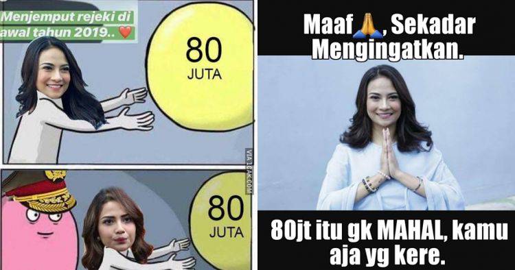 10 Meme Lucu Uang Rp 80 Juta Ini Bikin Tepuk Jidat Brilio Net Line Today