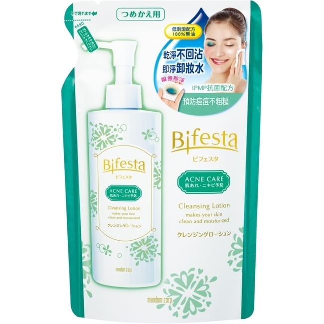 詳細介紹 碧菲絲特 抗痘即淨卸妝水270ml (補充包) 雙重抗菌 - 添加抗菌有效成分 (甘草酸鉀+IPMP)，避免痘痘產生，緩和成人痘不適感 長效保濕 - 持久型玻尿酸深層滲入角質，賦予肌膚長時間