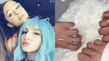 亞莉安娜開心與好友喝香檳慶祝，喝茫霸氣到 Tiffany 幫好姐妹一人買一個鑽戒！