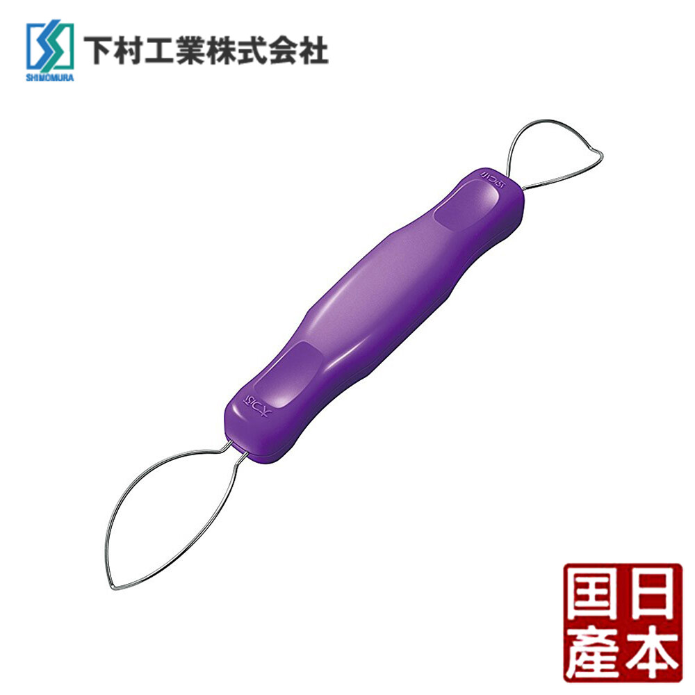 ■ 剝葡萄不再剝到指甲黑黑的 ■ 備料給幼兒吃的好幫手 ■ 大小顆葡萄可適用 ■ 整顆果肉完整取出 ■ 重量：約15g ■ 材質： *手把 ：ABS樹脂 (耐熱度80度C) *金屬部：18-8 304