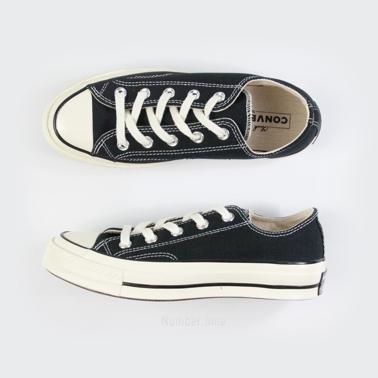 【版型正常】CONVERSE CHUCK TAYLOR ALL STAR 70 黑色 低筒型號：162058C∆下單後隔天寄(假日未出貨)，若有其他問題會聊聊告知，請您留意聊聊訊息喔～∆寄出後2-3天