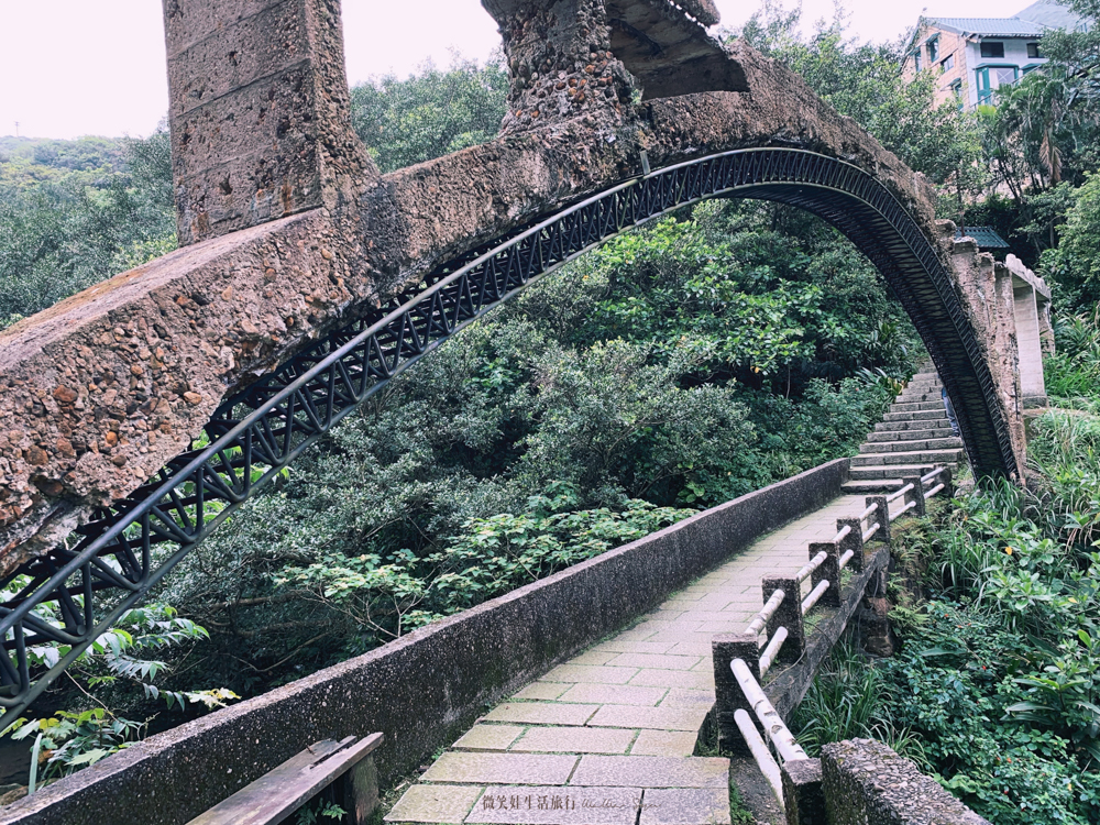 新北私房景點山尖古道探內九份溪圳橋橫